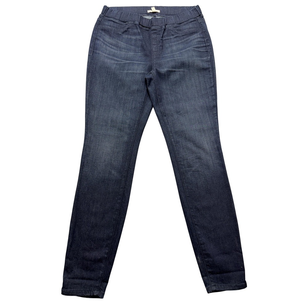 Eileen Fisher Jegging Jeans Womens S Petite Dark Wash Mid Rise Stretch Pull On